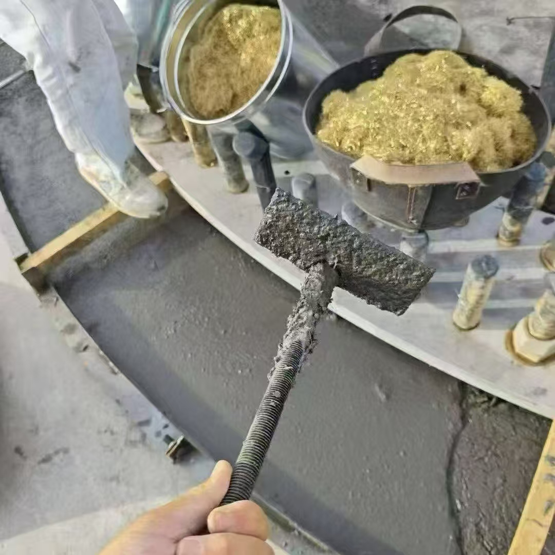 汉台C120钢纤维高强无收灌浆料 轧机压缩机汽轮机发电机锻压设备底座灌浆材料